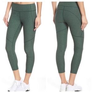 Outdoor Voices Warm Up 3/4 green Leggings